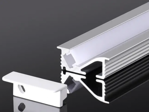 Профіль для бічного світіння врізний LEDTech LT-201-3 для LED стрічки 9х24мм